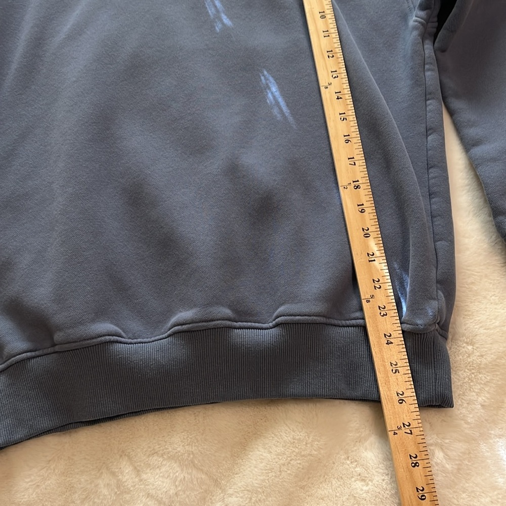 White Fox Boutique Vol 3 Oversized Hoodie slate blue S/M - Picture 4 of 8
